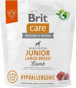 Brit Care Dog Hypoallergenic Junior Large Breed Сухий корм для цуценят великих порід гіпоалергенний з ягнятком