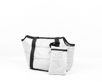 Сумка для перноски тварин плащівка Срібло.