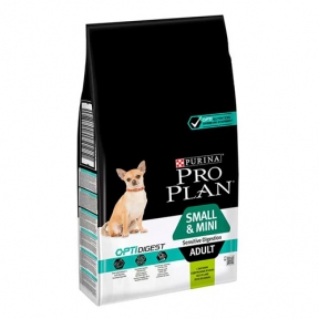 Акция Pro Plan сухой корм для собак мелких пород с чувствительным пищеварением 3кг ягненок 611268