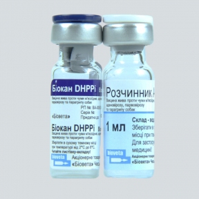 Біокан DHPPI вакцина для собак, Bioveta