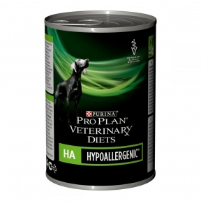 Purina Pro Plan Veterinary Diets HA Hypoallergenic Консервы гипоаллергенные для щенков и взрослых собак 400 г