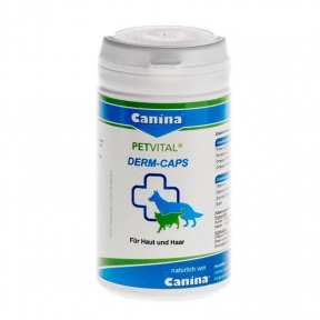 Petvital Derm Caps Canina— Дерм Капс) - вітаміни при проблемах шкіри і шерсті