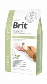 Brit Dog DiabetsVetDiets сухий корм для собак при цукровому діабеті з ідейкою і горохом 2кг