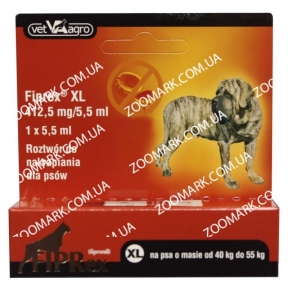 Фіпрекс XL75-краплі від бліх для собак 40-60 кг, 3 Піп