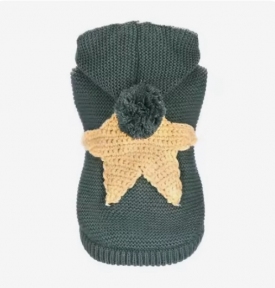 Свитер морская звезда темно-серый