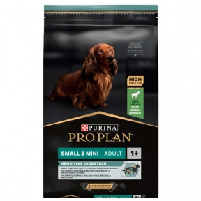 PRO PLAN Adult Small & Mini Sensitive Digestion сухий корм для дорослих собак дрібних порід із чутливим травленням із ягням