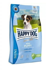 Happy Dog Sensible Mini Puppy с ягненком и рисом сухой корм для щенков малых пород 4 кг