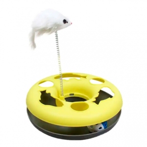 Игрушка Поймай мышь на пружине, 25 см