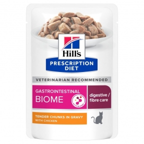 HILLS P/DIET GASTROINTESTINAL BIOME Вологий корм для кішок при діареї 85 Г