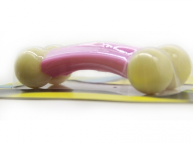Кость іграшка для собак в чохлі рожева ETP-1186 А