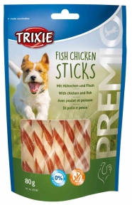 Premio Fish Chicken Sticks - лакомство-палочки с курицей и рыбой, Трикси 31747
