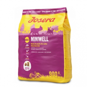 Josera Miniwell сухий корм для собак 900г