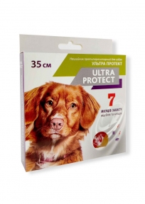 Ultra Protect — противопаразитарный ошейник для собак 35 см, Palladium