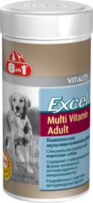 8 in 1 Multi Vitamin Adult-мультивітаміни для дорослих собак, 70 таблеток