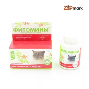Фитомины для пожилых кошек Здоровое сердце 50 г 5954