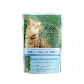 Carpathian Pet Food Veal & Duck з телятиною та качкою в соусі