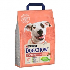 Dog Chow Sensitive сухой корм для собак с лососем 2,5кг 488268