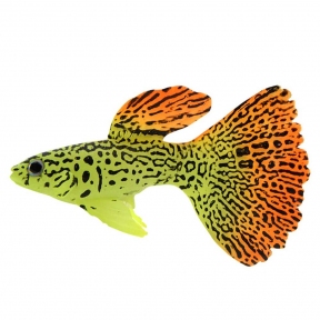 Рыбка силиконовая Гуппи 7.5 см CL0020