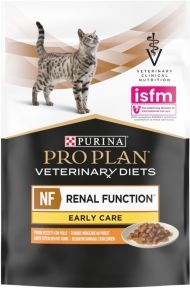 АКЦІЯ Purina Veterinary Diets NF Early Care вологий корм з куркою при нирковій недостатності у кішок 85 гр