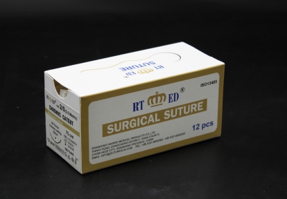 Кетгут хром. із зворотньо. ріж. голкою USP 2/0 (EP 3,5)  3/8 * 30 мм.