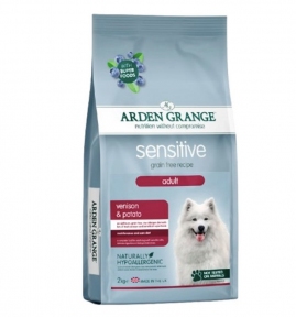 Сухой корм Arden Grange Venison & Potato Adult для собак, с олениной и картофелем, 2 кг