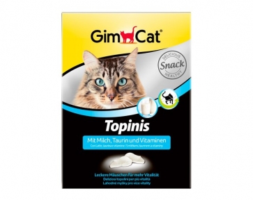 Gimpet Topinis вітамінні мишки з таурином і молоком 190тб