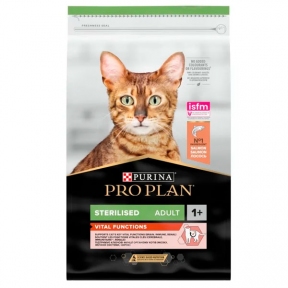 PRO PLAN Cat Adult Sterilised Vital Functions Salmon сухой корм для стерилизованных кошек с лососем и рисом