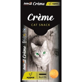 Ласощі Creme AnimAll Cat Snack з куркою для котів 6 стиків по 15 г