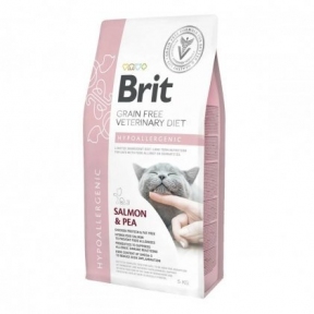 Brit Cat Hypoallergenic VetDiets-гіппоалергенний сухий корм для кішок з лососем і горохом