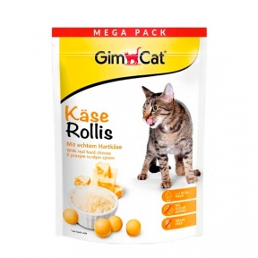 GimCat Kase Rollis Витамизированные сырные шарики для кошек, 425 г