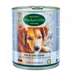 Baskerville Телятина і М'ясо гусака консерви для собак