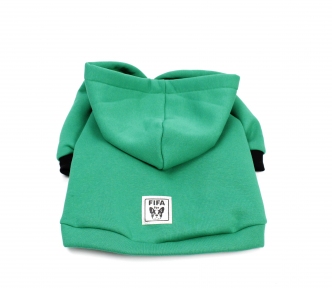 Худи French Green для французких бульдогов зеленый