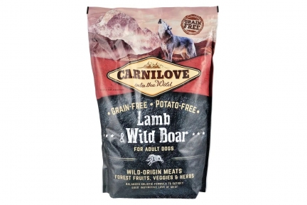 Carnilove Adult Lamb WildBoar Сухий корм для собак з ягнятком та диким кабаном 1,5 кг