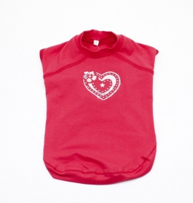 Футболка Астра трикотаж красная