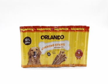 Лакомство для собак, палочки ORLANDO DOG MEGAPACK, 16 шт по 11 г