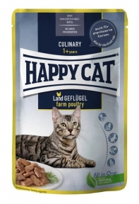 Happy Cat Вологий корм для кішок курка та морква 100 гр