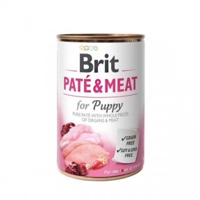 Brit Pate & Meat Dog консерва для собак с курицей и уткой 400г