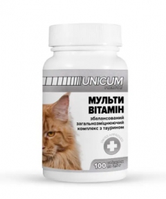 Витамины Premium Multivitamin для кошек, 100 таблеток