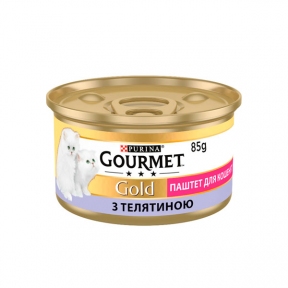 Gourmet Gold паштет для кошенят із телятиною, 85 г