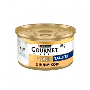 Gourmet Gold паштет для кошек с индейкой, 85 г