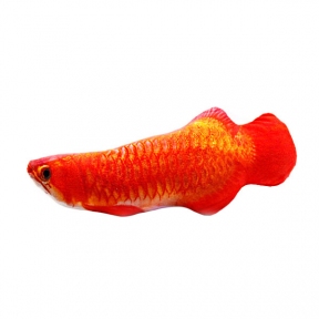 Игрушка мягкая Рыба красная, 20 см