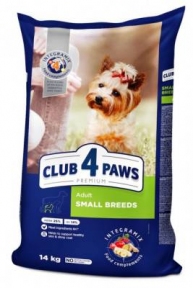 Акция Club 4 paws (Клуб 4 лапы) Для собак мелких пород