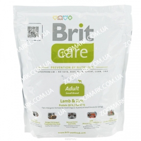 Brit Care s Adult з ягням і рисом для собак вагою до 10 кг