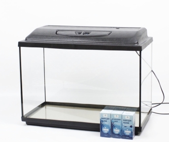 Комплект Аквариум прямой + Крышка LED + Поддон + Подарок.