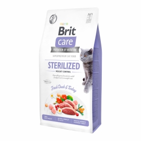 Brit Care Cat Grain-Free Sterilized Sensitive для стерилизованных котов с чувствительным пищеварением