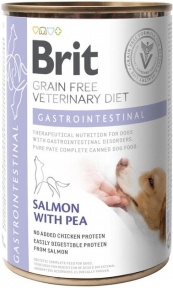 Brit VetDiets лосось та горох для желудочно-кишечного тракта влажный корм для собак 400 г