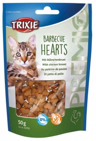 Premio Barbecue Hearts - лакомство для кошек из куриной грудки, Трикси 42703