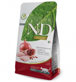 Сухий корм Farmina N&D Grain Free Chicken & Pomegranate Adult для дорослих котів, з куркою та гранатом, 1,5 кг