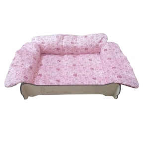 Матрас для кроватки - поролон 350х450х30 мм розовый