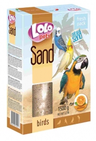 Пісок для птахів апельсиновий Lolo Pets